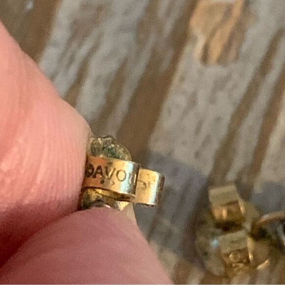 Avon Vintage 1970's Chain Tassel Earrings Post Back Tri-Color Gold-Tone Edgy - Picture 9 of 16